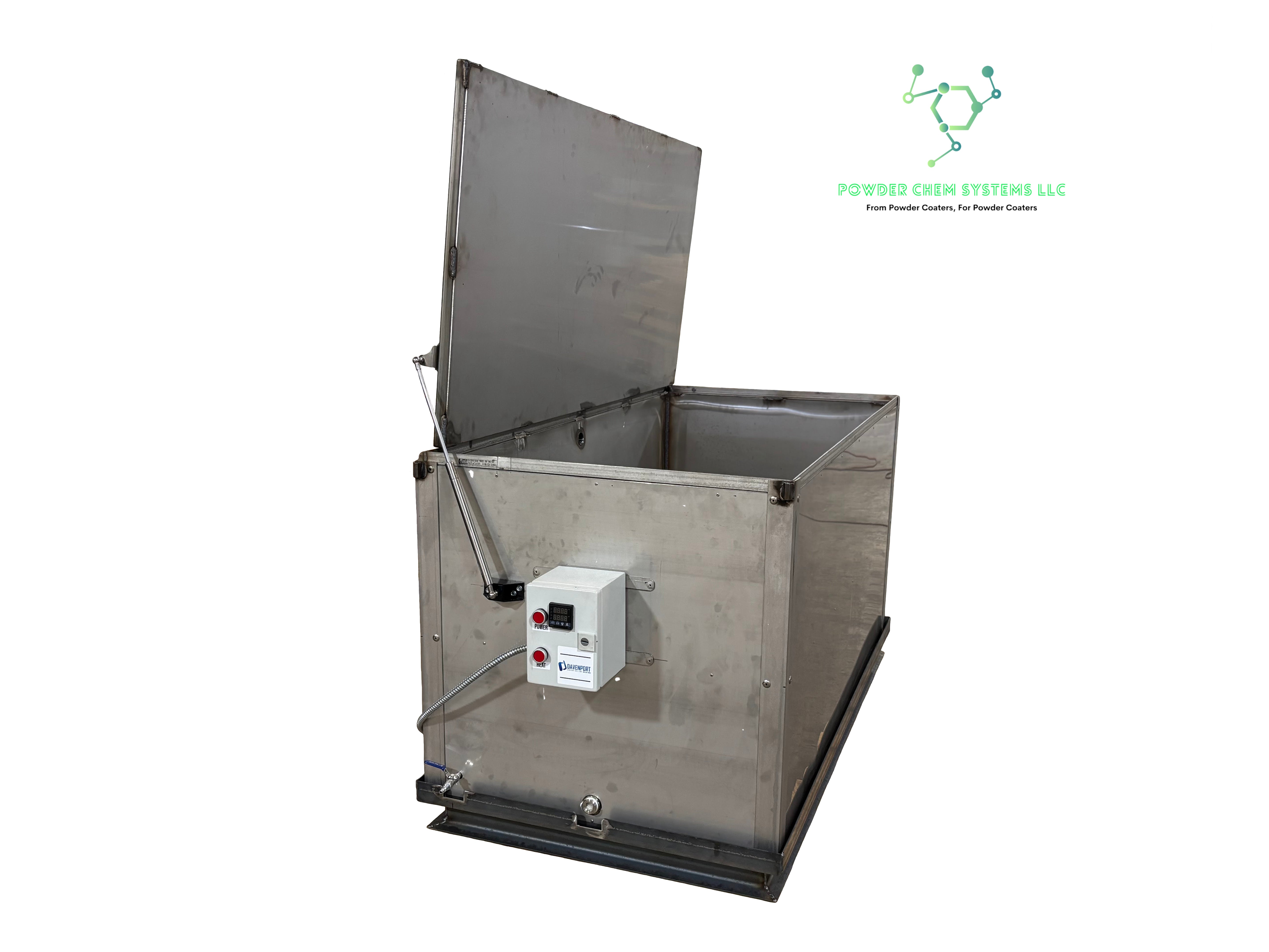 30 x 30 x 60 HEATED Strip Tank – Powder Chem Systems