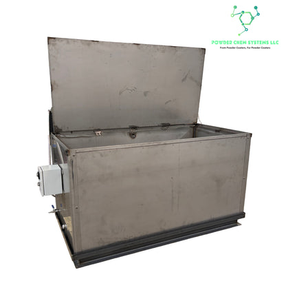 30 x 30 x 60 HEATED Strip Tank – Powder Chem Systems
